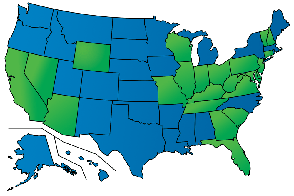 Alliance Meds Areas We Serve United States of America